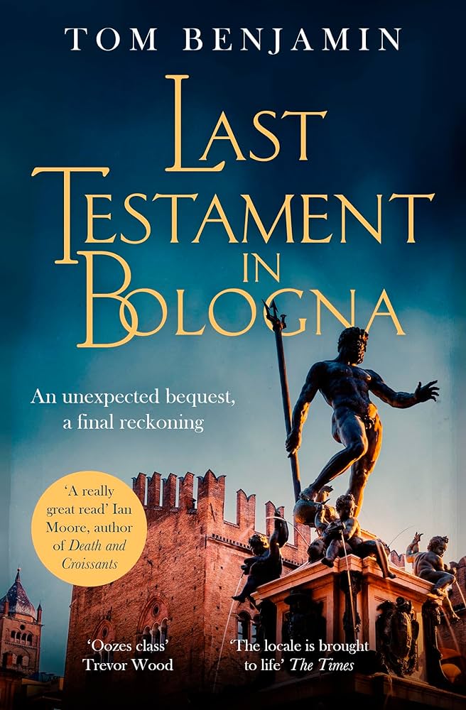 Wishing @Tombenjaminsays a very Happy Publication Day for 'Last Testament in Bologna', the fifth instalment of a terrific series. See you in Florence next week, Tom!