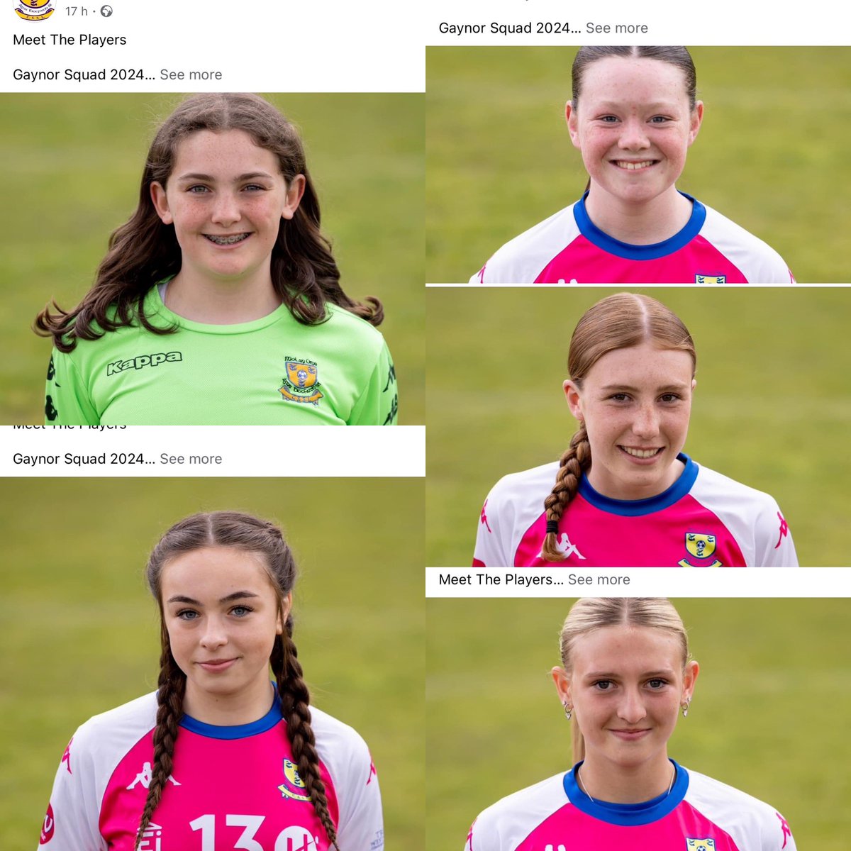 We are such a lucky club to have so many talented girls! Best of luck to Emma, Darcy, Hollie, Lily & Olivia in their Gaynor cup tournament next month 💪⚽️⚽️⚽️⚽️⚽️ @CsslSoccer @NewmarketCeltic @BunrattyCratloe