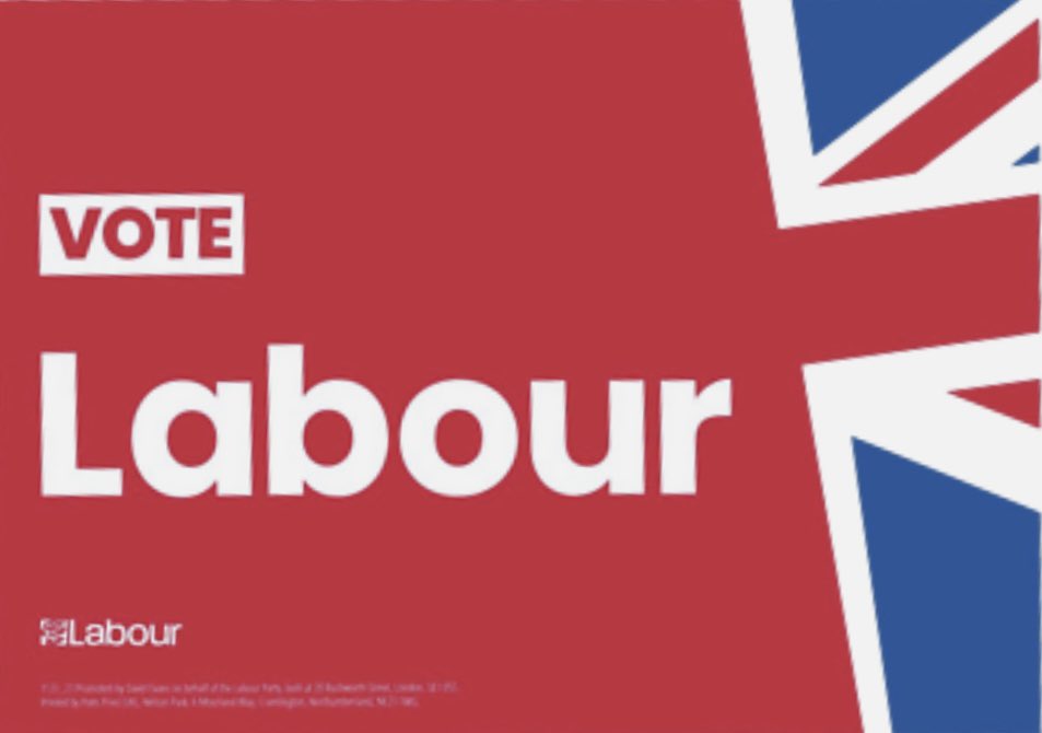 TODAY Vote early, Vote often, Vote Labour 7am to 10pm Don’t forget your photo ID