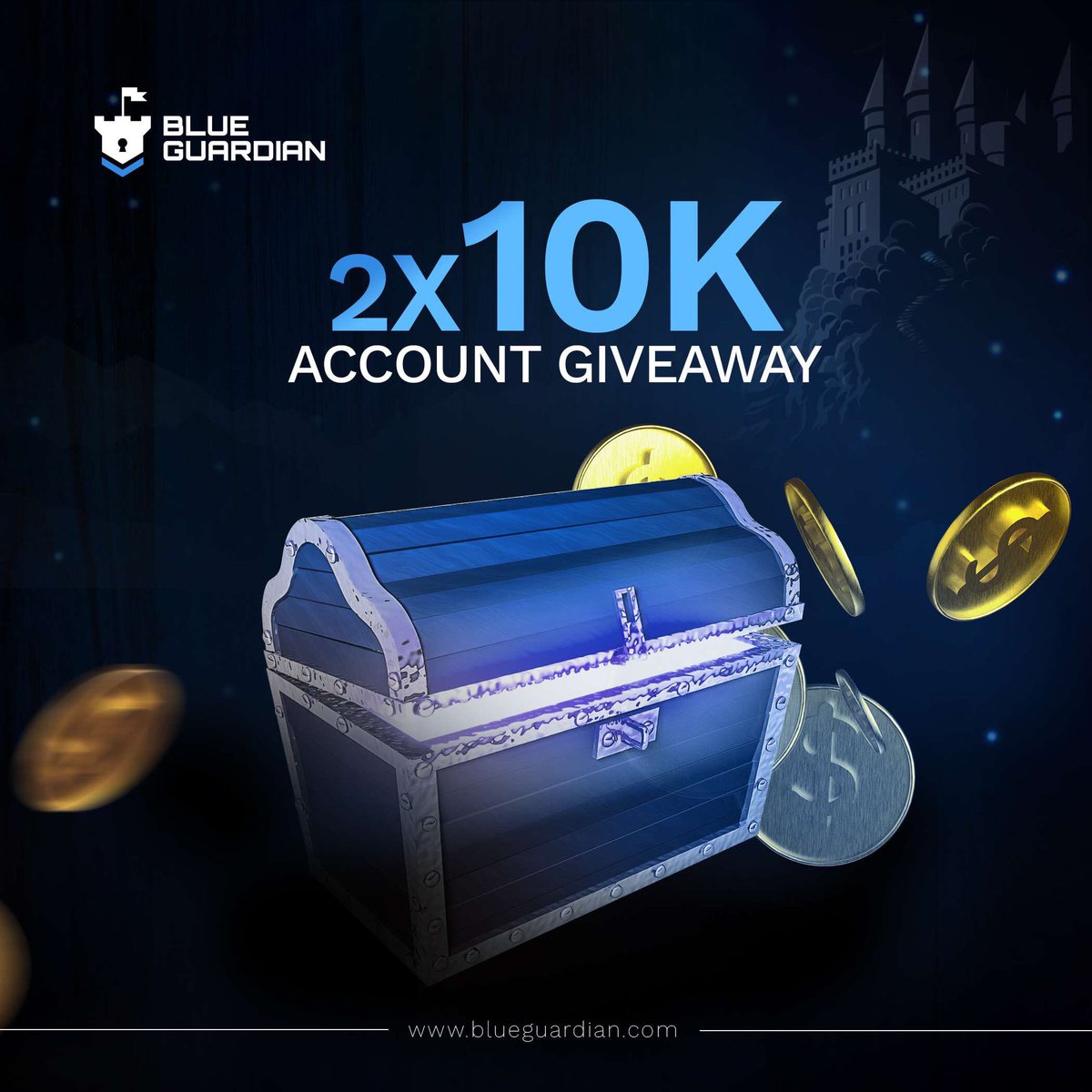 GIVEAWAY O’CLOCK! 🎁 

Two people will stand a chance to win a $10K Evaluation Account.😯

Criteria to winning:

1.Follow  @DForexEngineer || @BlueGuardiancom ||@Fairy_Trades || @Investor_ruthh || @uncommonkvng || @josh__ekwunife 

2. Tag three active friends 

  3. Like and…