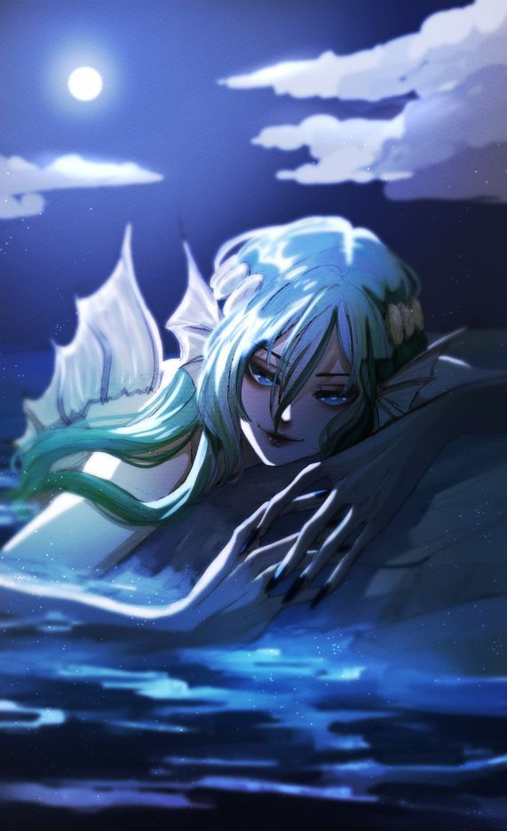 second day of mermay and I'm starting to understand this coloring style!

#mermay #mermay2024