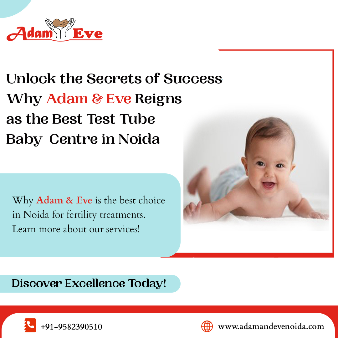 Starting your family at Adam and Eve Test Tube Baby Centre in Noida. We offer advanced fertility treatments to help you achieve your dream of parenthood. 
𝗖𝗮𝗹𝗹 +𝟵𝟭-𝟳𝟲𝟲𝟵𝟴𝟬𝟱𝟲𝟬𝟬
#Noida #FertilityClinic #FamilyPlanning #TestTubeBaby