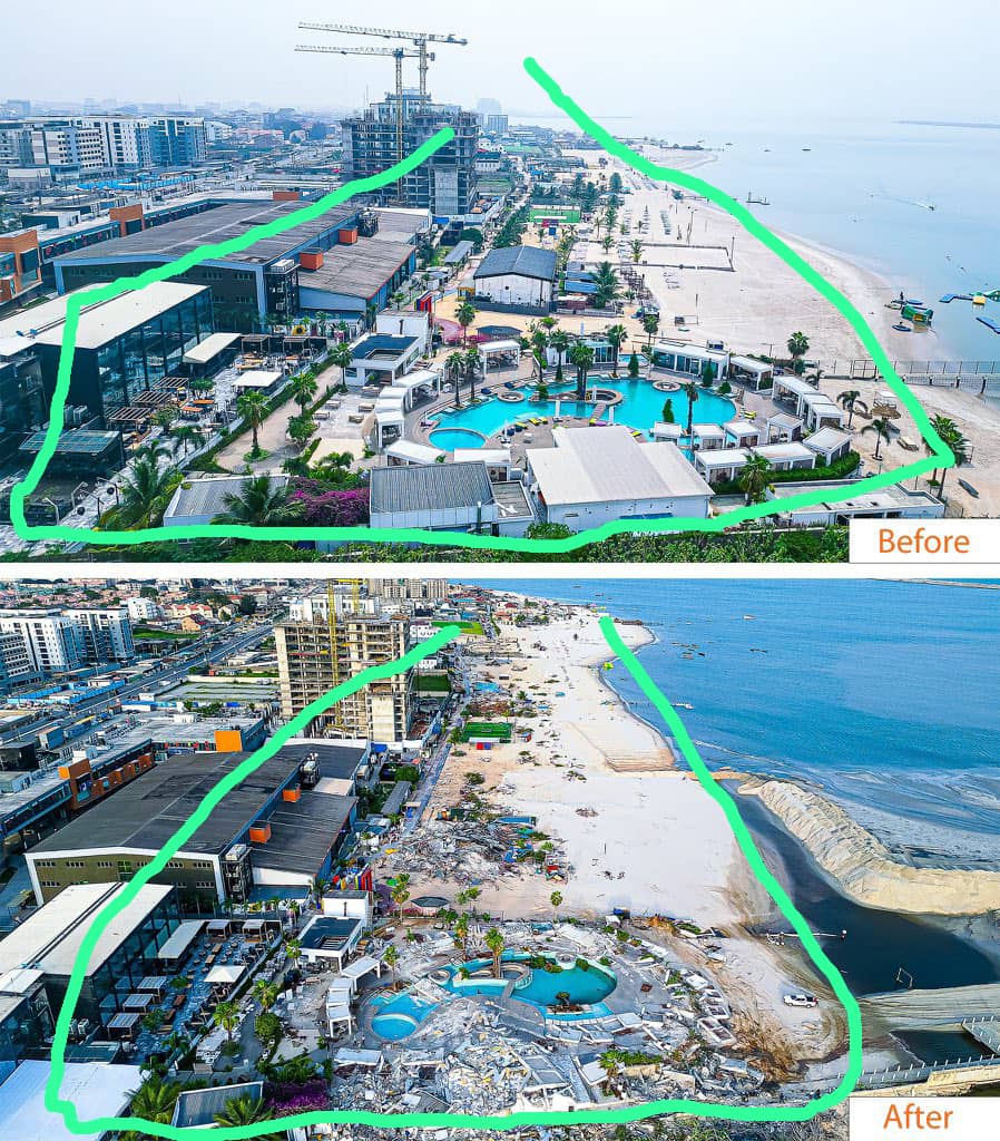 No doubt, Landmark Beach is a beautiful place & source of income to about 80 people, bt dis can't outweigh d direct economic benefits Lagos/Calabar Coastal road will generate to southern states & Nigeria. I dia4 appeal 2 affected bis owners to stop guilt tripping FG on d project