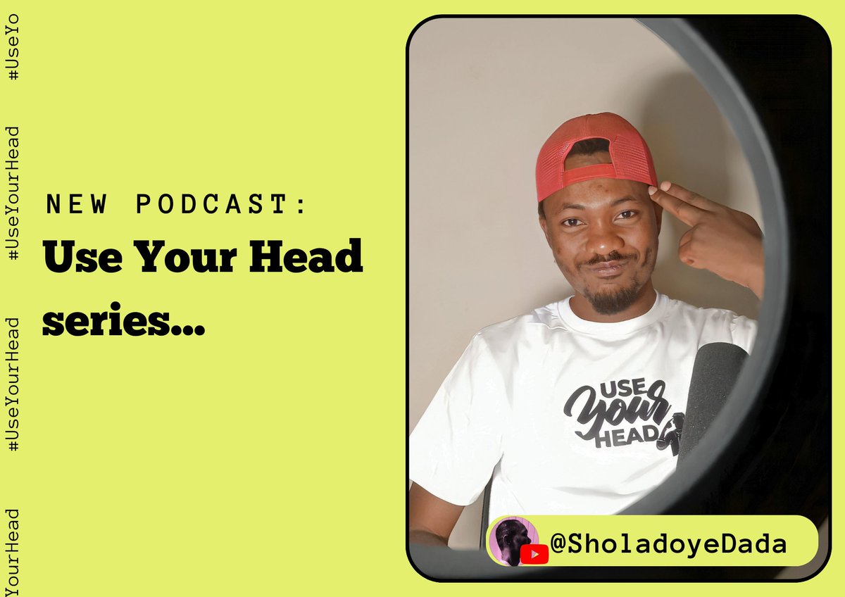 ⚠️ PLEASE READ ⚠️

As at today,
There are 12 short clips
from the USE YOUR HEAD Series
All 12 together forms a collection
titled 'We Are Just Numbers'.

These videos show how human variables are spatially dispersed around numbers and predictable by numbers.

Leggo🚶‍♂️

#USEYOURHEAD
