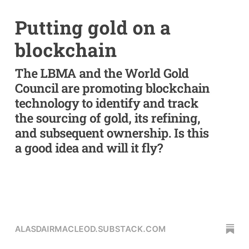 MacleodFinance's tweet photo. Putting gold on a blockchain https://t.co/KtnUwYcBKs https://t.co/7TO9cBbdsU