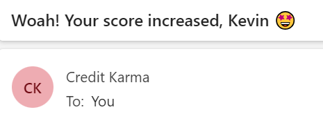 Is this... sarcasm, @creditkarma ?