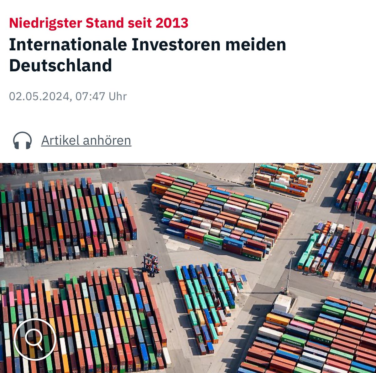 „Die Investitionen sinken, die Stimmung bei Verbrauchern wie Unternehmen ist im Keller, die Konjunktur entwickelt sich so schwach wie in keinem anderen Industrieland“