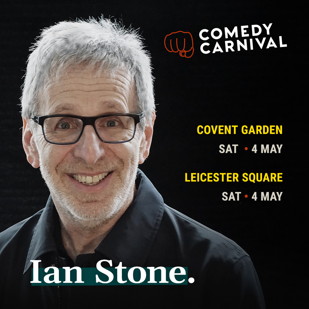 International stand up comedy this Saturday, featuring @iandstone, @abigoliah, @ThisJavier and @phildins as MC. Tickets: comedycarnival.co.uk/covent-garden/ Doors 7:30pm - 8:30pm. Show 8:30pm - 10:30pm.