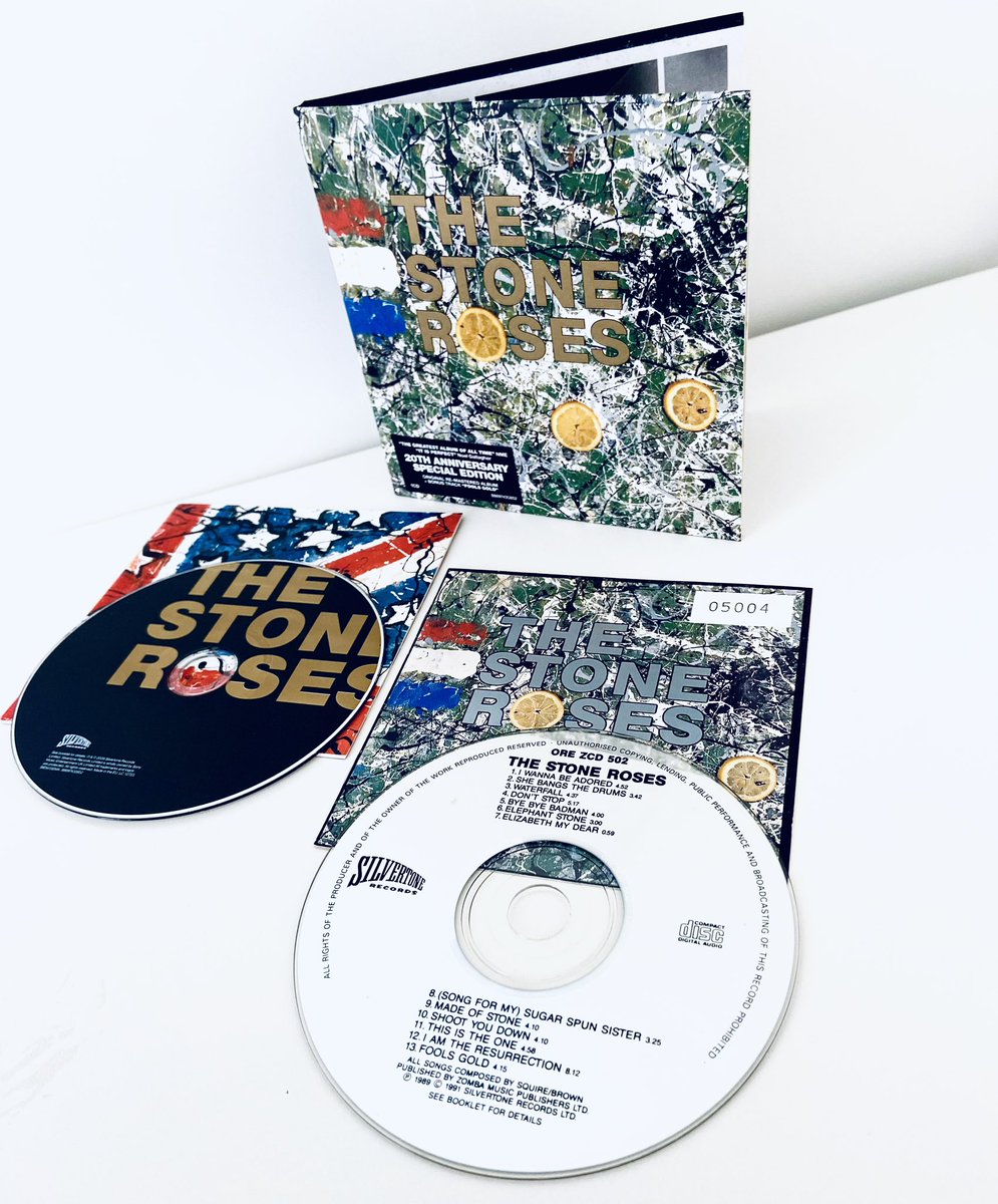 The Stone Roses 
Eponymous 

2 May 1989

@NewWaveAndPunk #thestoneroses #music #debut #cdcollection #cds #classicalbum #manchester