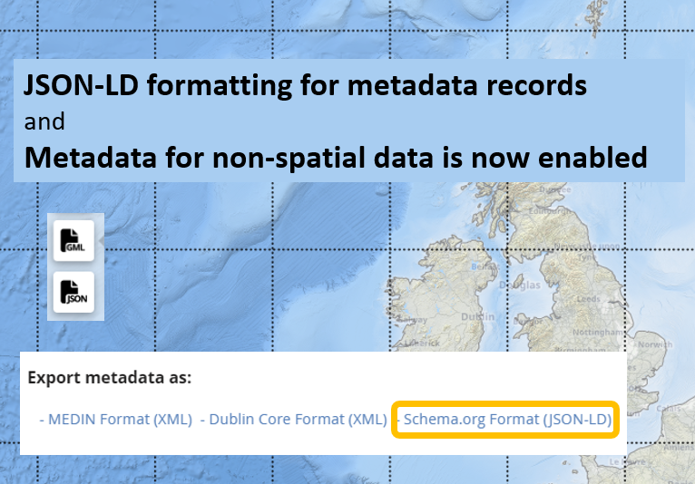 ✨Format your metadata in JSON-LD in the MEDIN portal✨ JavaScript Object Notation for Linked Data (JSON-LD) formatting is now possible in the MEDIN portal. We have also enabled metadata for non-spatial data! Find out more 👇 bit.ly/3UccKVq #MEDINPortalUpdates2024