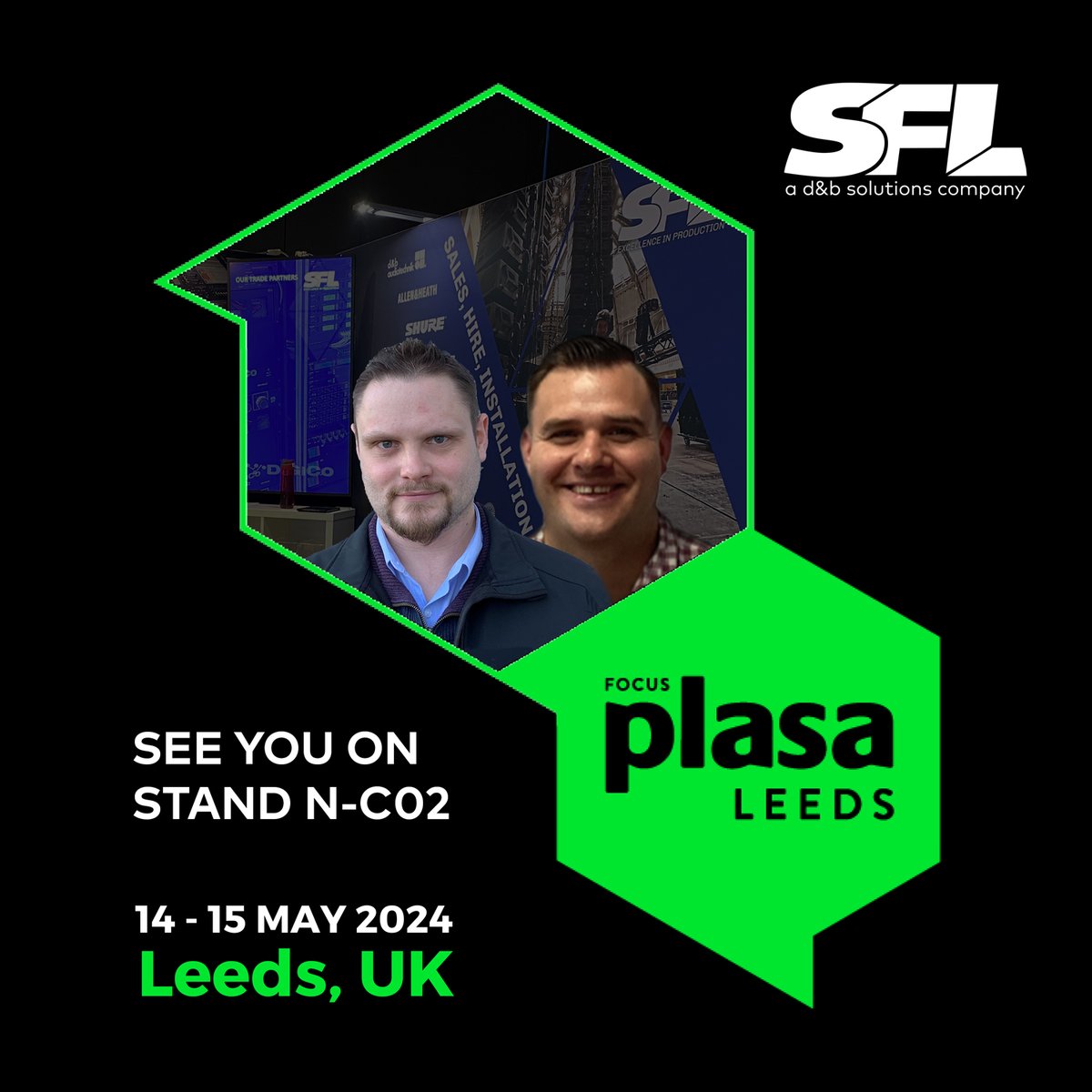 Next week, <a href="/plasashow/">PLASA Events</a> Leeds returns to the <a href="/Royal_Armouries/">Royal Armouries</a>!

Taking place on 14-15th May, the exhibition attracts the biggest brands and brightest minds in the entertainment technology industry.

We will be attending on Stand N-C02. Register your place: hubs.la/Q02vNTwf0