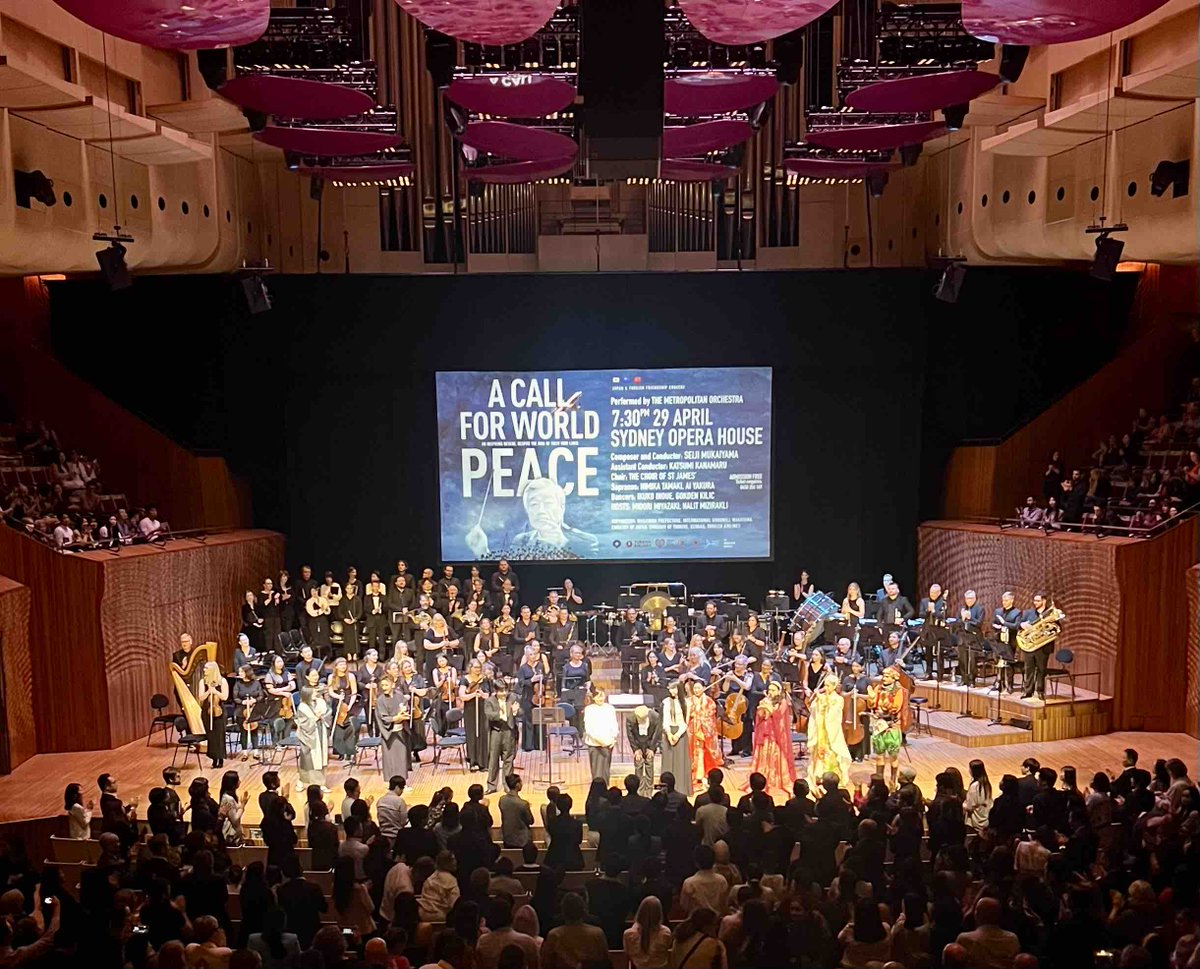 This week Japan & Türkiye jointly held a concert entitled “A Call for World Peace'. It was a magnificent cultural event honouring their deep and long standing friendship 🇯🇵🇹🇷 Thank you to the Consul-General of Japan & Consul-General of the Republic of Türkiye for the invite 🕊️