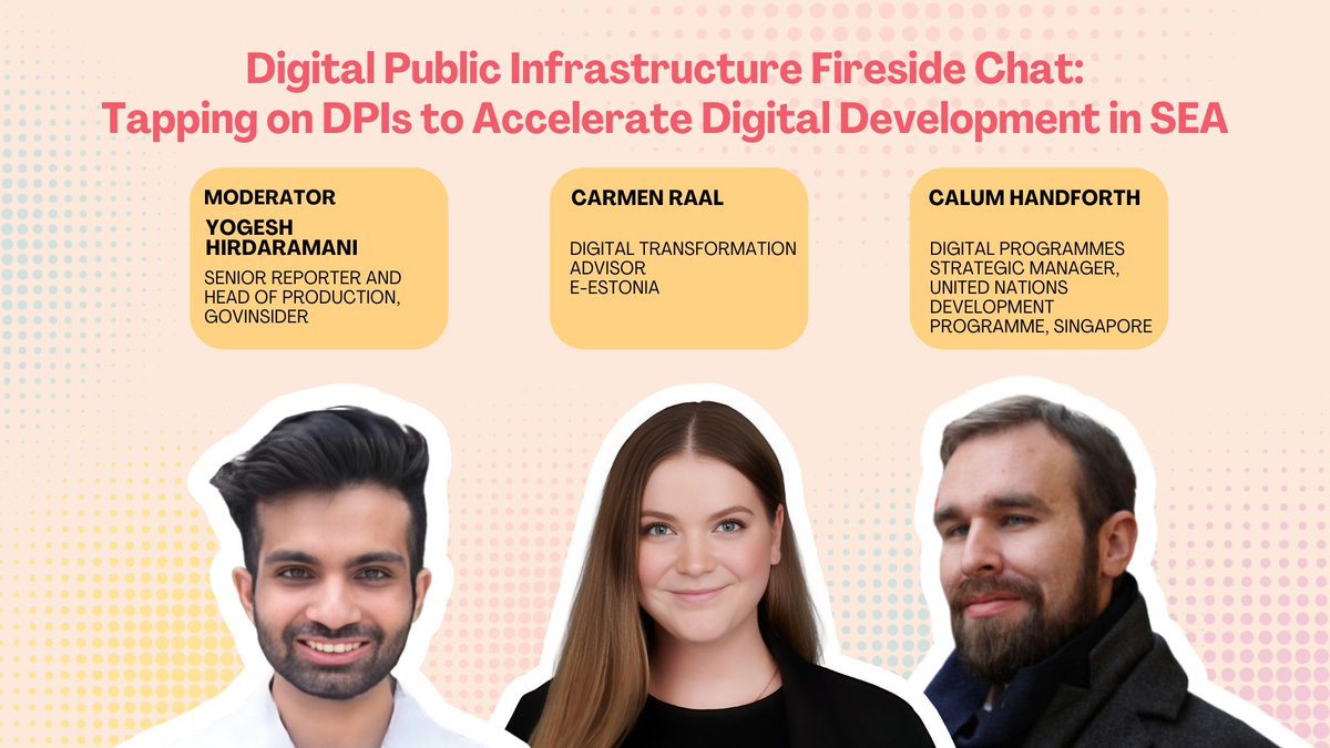 Watch the full video of the 'Digital Public Infrastructure Fireside Chat: Tapping on DPIs to Accelerate Digital Development in SEA' of #FOI2024 now! buff.ly/3Wvepbc 🔔 Register for #FestivalofInnovation 2025 to stay ahead of the curve: buff.ly/4aWQtCg