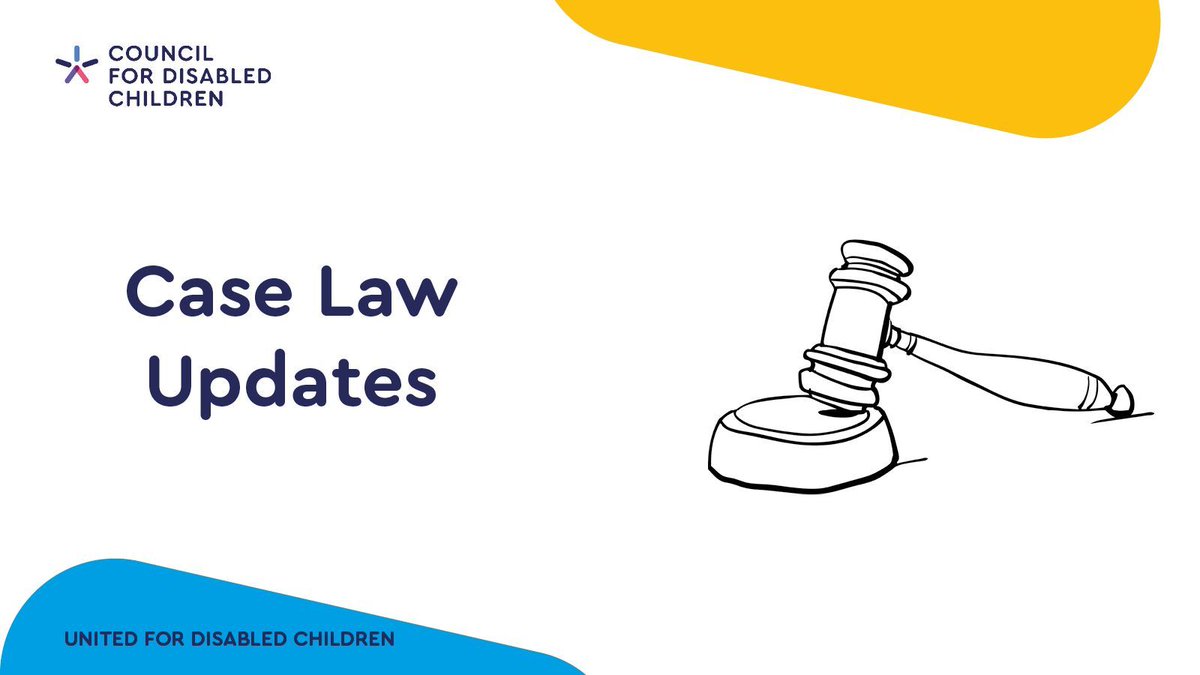 Our case law digest provides essential updates on the latest judicial decisions affecting disabled children and young people and those with SEN. With 53 case law updates there is plenty to get stuck into! Get started here: buff.ly/2NIzNbJ