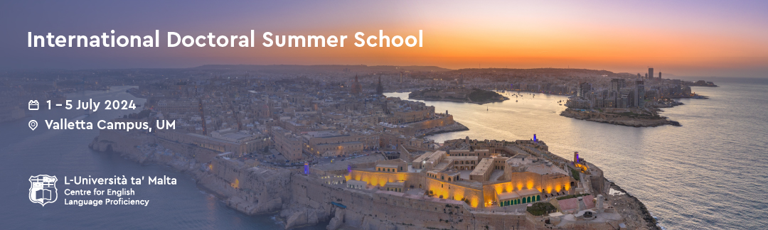 Really looking forward to working with doctoral students again this July in Malta. Registration ends 1st June - Please share among your networks for anyone you think might be interested in joining us.