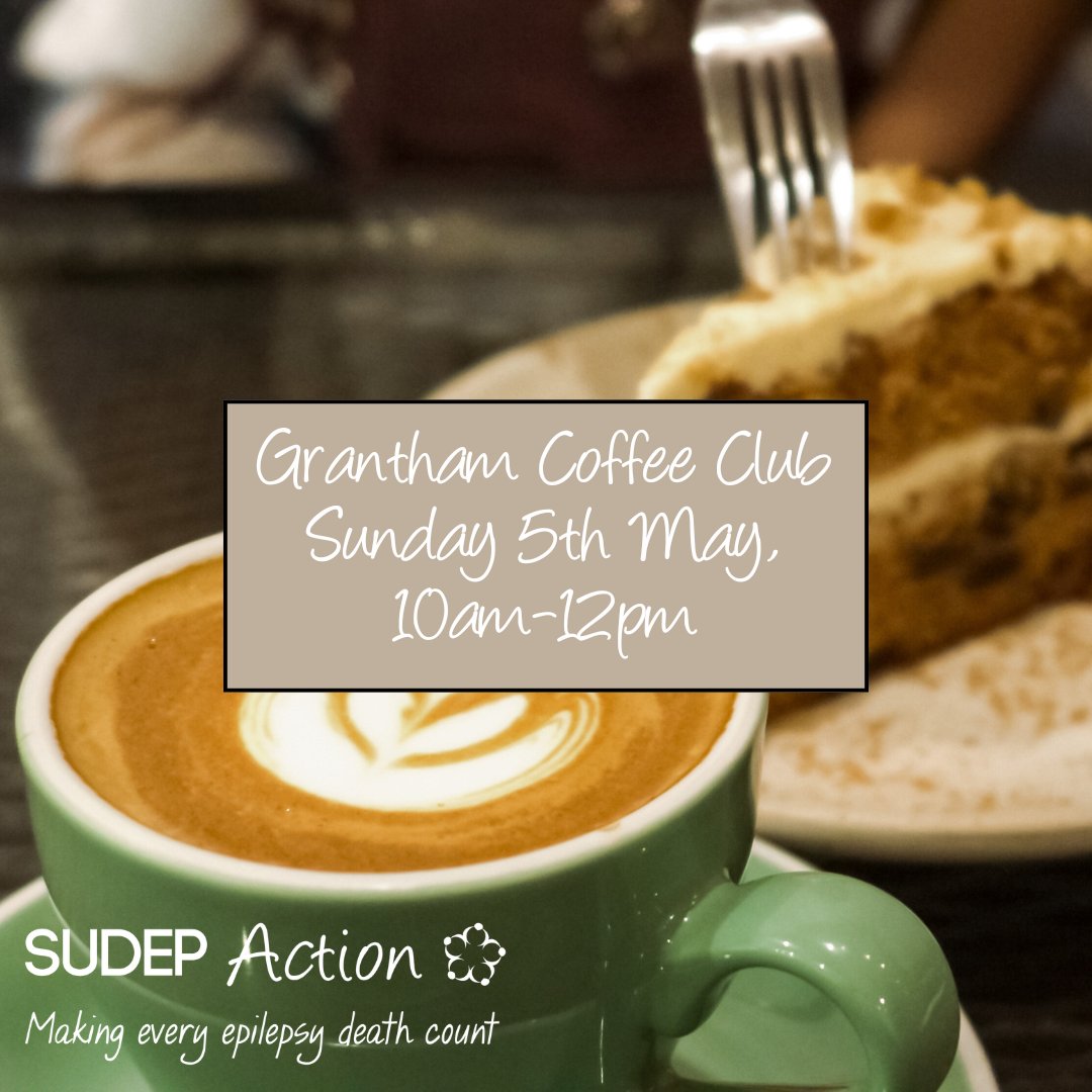 We look forward to welcoming you to our coffee club in Grantham this Sunday (10am-12pm). If you have any questions about the meeting or any of our upcoming coffee clubs, get in touch at info@sudep.org Find out more: sudep.org/coffee-club-me… #epilepsy #SUDEP #epilepsyawareness