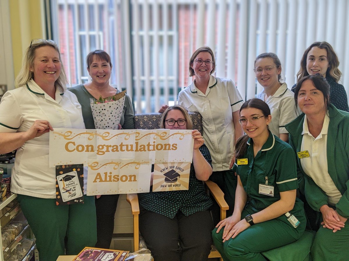 Huge congratulations to Alison for recently completing her Masters Degree and achieving a Distinction! Well done Alison 💚🎉 #WorkTogetherCelebrateTogether