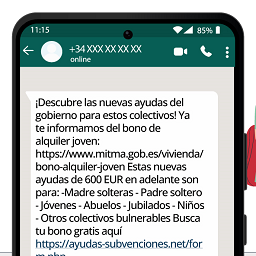 En esta actividad puedes aprender a identificar elementos sospechosos 👺 en un mensaje de #WhatsApp. Usa tus habilidades y el sentido común para detectarlos. ¿Listo para el desafío? es.educaplay.com/recursos-educa… #DesmontandoBulos ❌ #PlanDeRecuperación