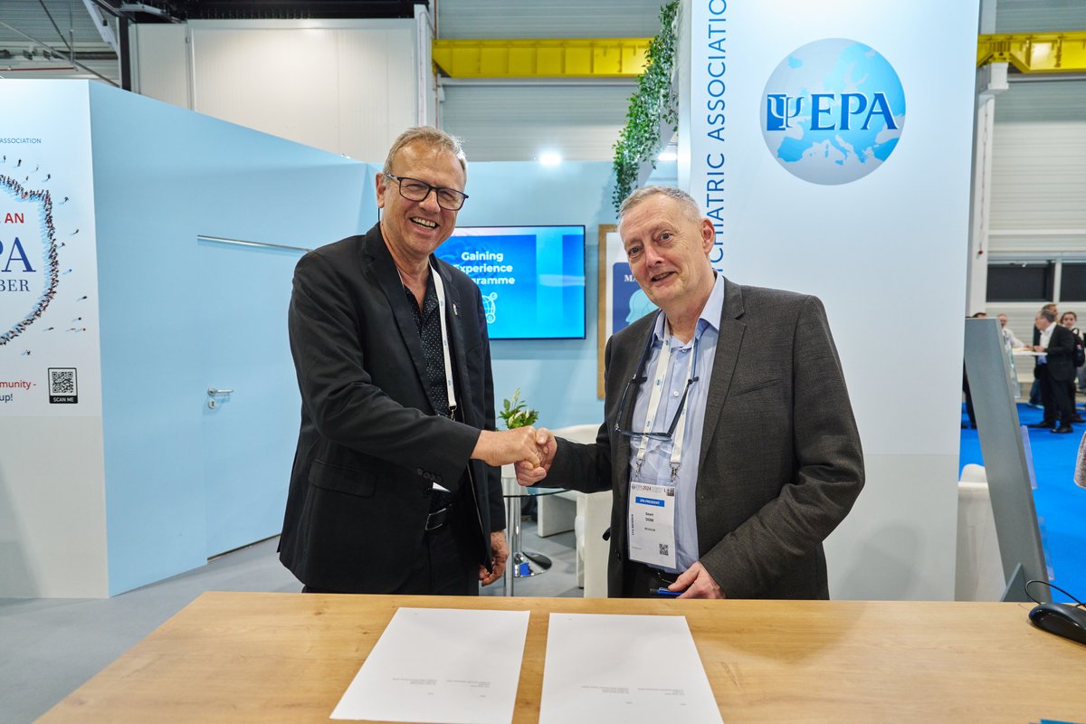 #ESRS and @Euro_Psychiatry strengthen collaboration in #mentalhealth and #sleepresearch with a new MOU. Highlights include the joint symposium at #EPA2024 emphasizing the critical role of sleep in mental health. 🔗ow.ly/WzZ650RskCA Stay tuned for more at #SleepEurope2024!