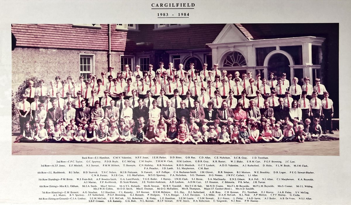 Cargilfield 40 years ago! If we've lost touch, we would love to reconnect and hear your news. Add your details here cargilfield.com/former-pupils/ #cargilfieldconnected