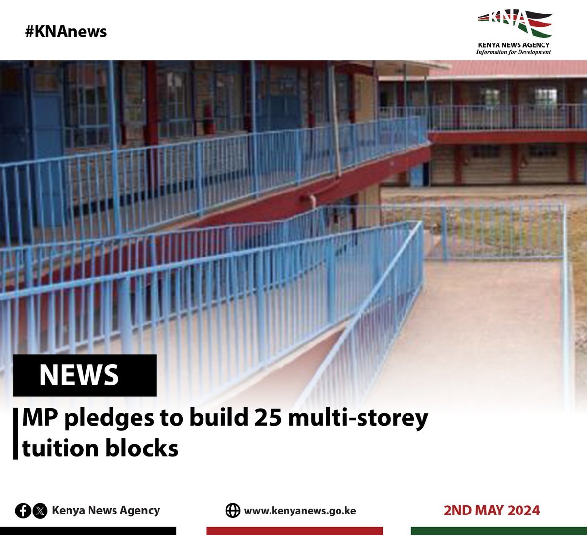 Khwisero MP Christopher Aseka has promised to construct 25 multi-storey tuition blocks at various schools across the area. tinyurl.com/2xnzxtv5 @SpokespersonGoK