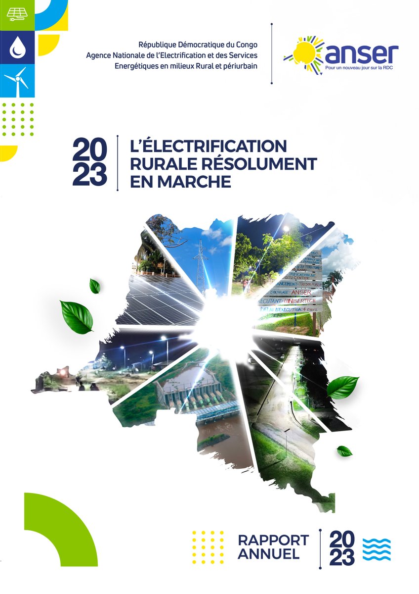Mesdames et Messieurs, En 2023, l'Agence Nationale de l'Electrification et des Services Energétiques en milieux Rural et périurbain -ANSER en sigle-, a entrepris, sur financement propre de l'Etat Congolais, l'électrification du Congo rural par la mise en œuvre d'un portefeuille…