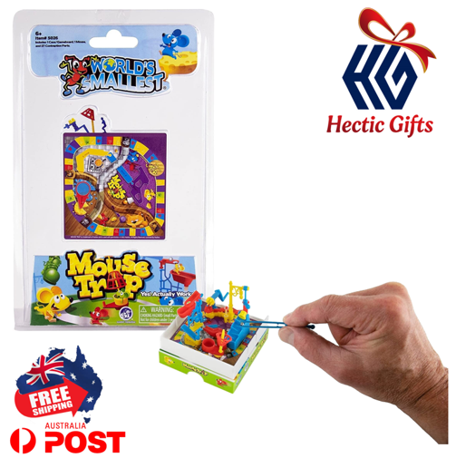 NEW - The Worlds Smallest Mouse Trap Board Game

ow.ly/TXGP50MCt4I

#New #HecticGifts #SuperImpulse #WorldsSmallest #MouseTrap #BoardGame #Minature #Tiny #Collectible #Game #FreeShipping #AustraliaWide #FastShipping