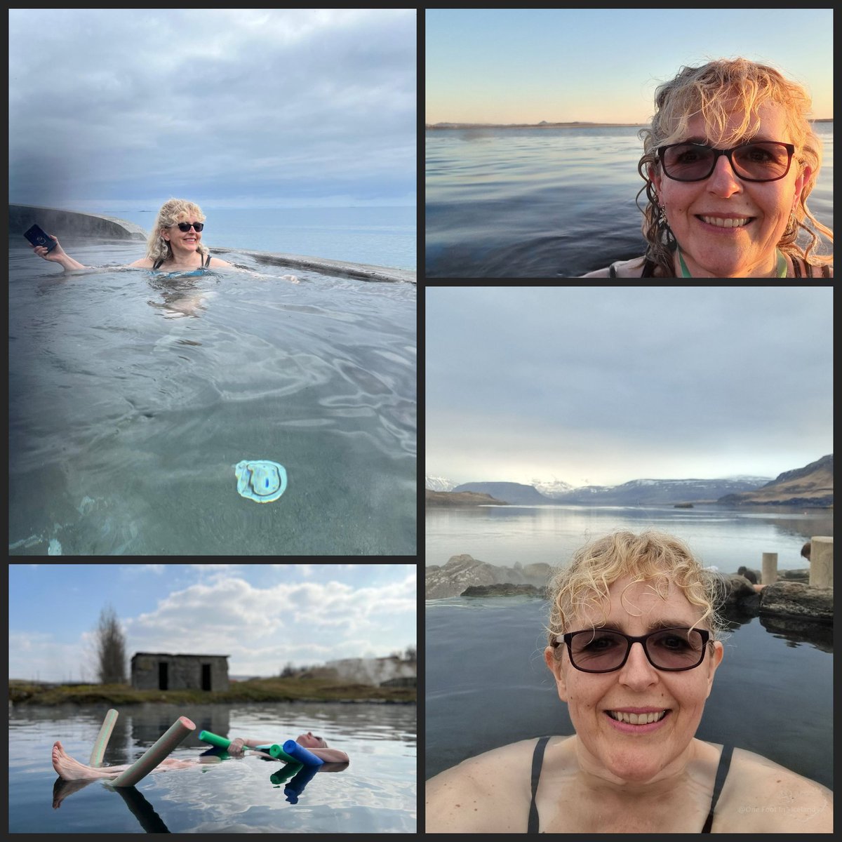Here are 4 geothermal pools we visited last week (apologies for all the mugshots! 😂) - it was pretty blissful 🥵 (cold pool edition to follow! 🥶) Guðlaug, Sky Lagoon, Gamla Laugin, and Hvammsvík Hot Springs, which we timed carefully (but badly as it turned out!) for the tide 😂