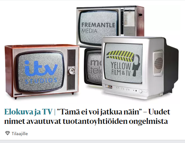 Kun markkinataloudessa ajetaan vain kustannustehokkuuden perästä, niin se on näin. 
Myös kulttuurissa.
Suomessa T.J. Särkkä oli pioneeri tässä yhteydessä ja hän tuhosi pitkäksi aikaa suomalaisen elokuvan.

#tuotantoyhtiöt #kulttuuri #markkinatalous #kustannustehokkuus #raha