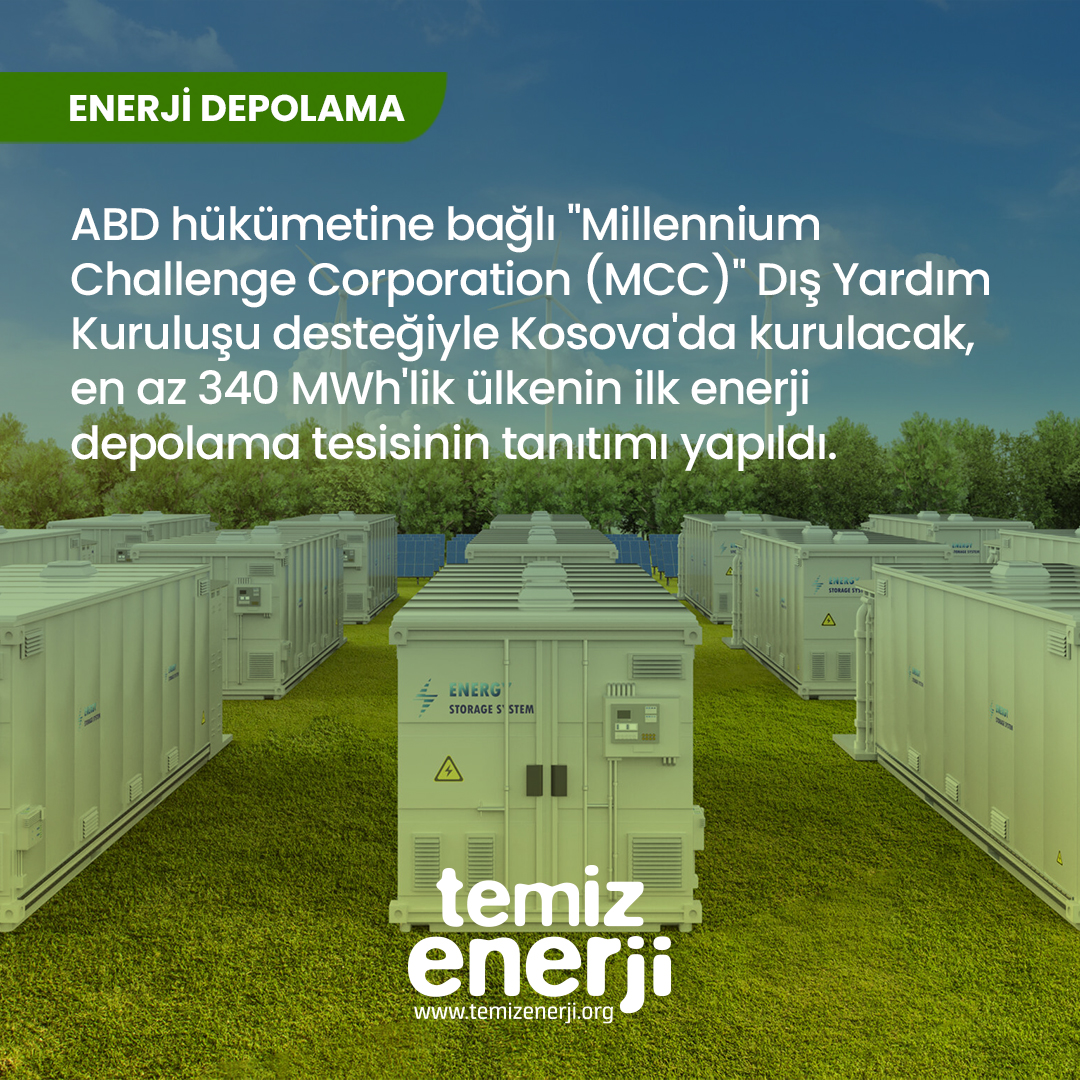 Kosova’nın ilk enerji depolama tesisi ABD desteğiyle kurulacak.

Haberin tamamını okumak için bağlantıya tıklayabilirsiniz.
temizenerji.org

#temizenerji #yenilenebilirenerji #sürdürülebilirlik #yeşilenerji #enerjiverimliliği #enerjidepolama #enerjidönüşümü #güneşenerjisi