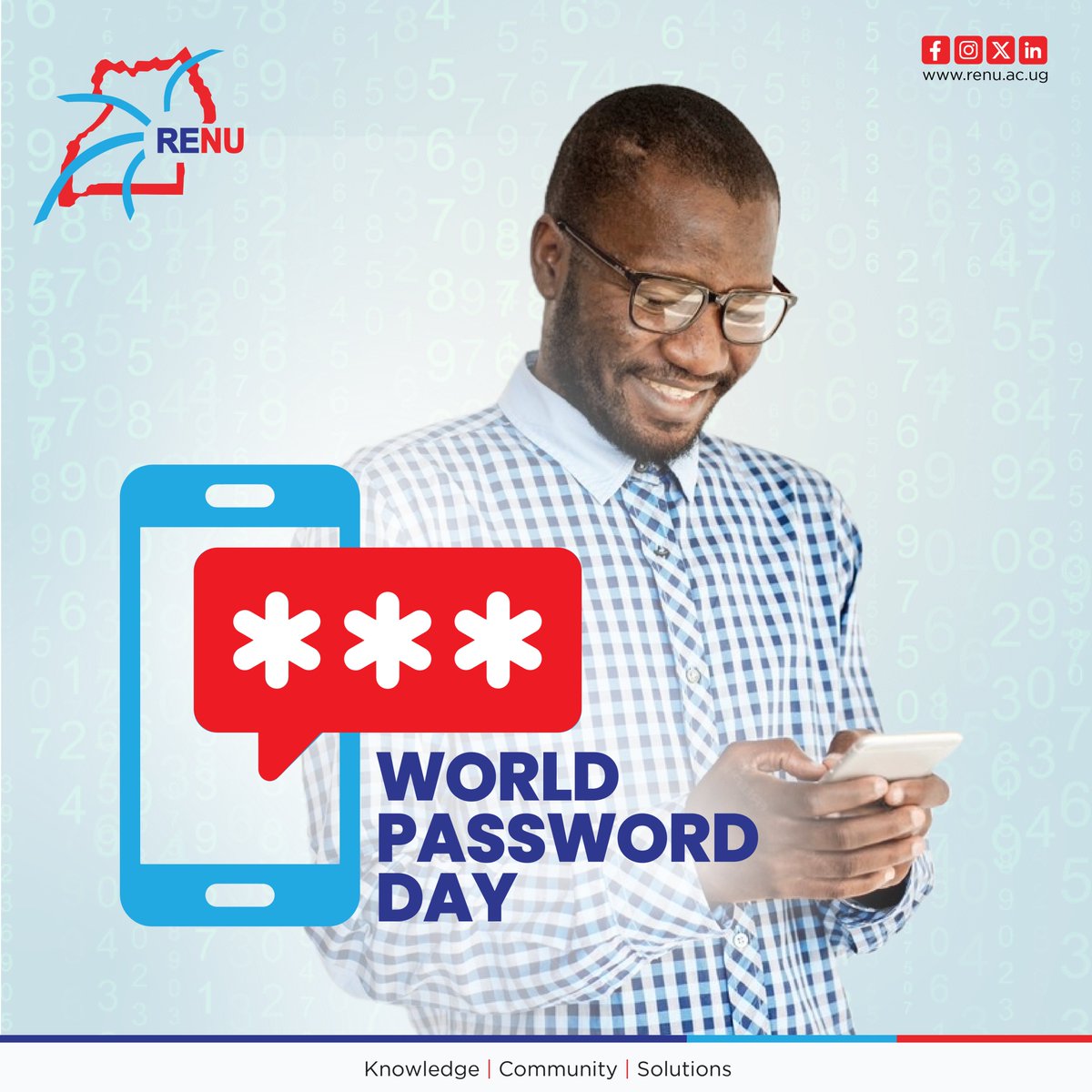 Your passwords are your first line of defense against cyberattacks! World Password Day is a great reminder to update your passwords & make them strong & unique. Use a password manager & enable MFA for extra protection! #WorldPasswordDay #Cybersecurity