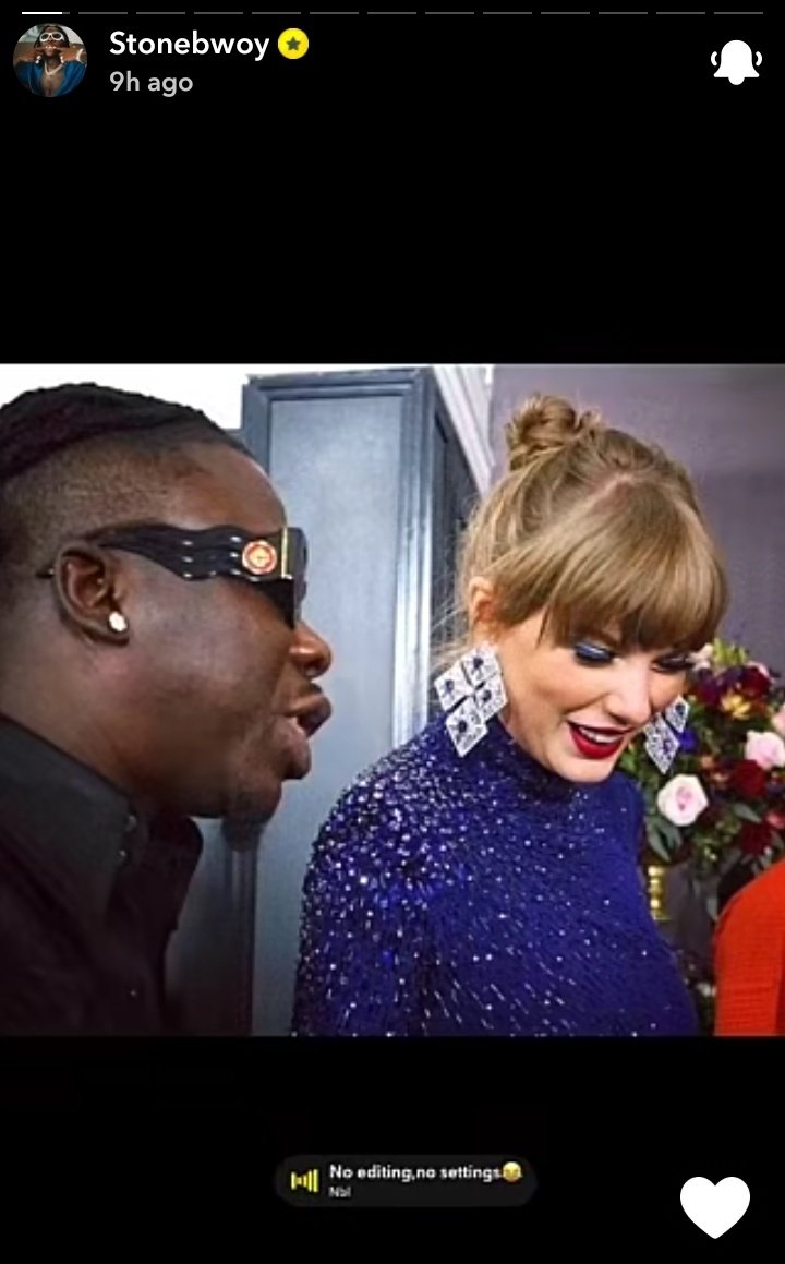 In case you're still uncertain about @stonebwoy featuring @taylorswift13 & @RickRoss  , well, I have good news for you. Stonebwoy said the road is clear 😀😀.@BhimNativesGh  @richdudegh_ #StonebwoyForAOTY