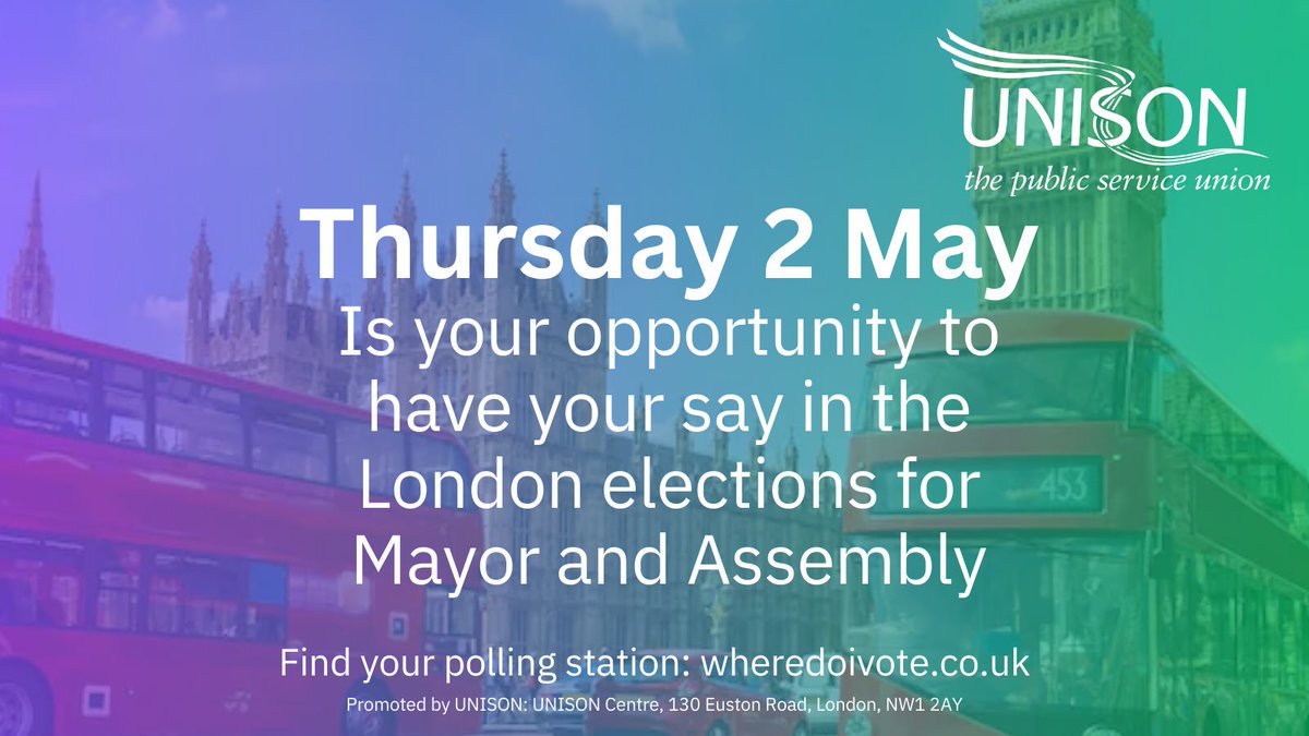 Are you ready to vote in the elections today? Polling stations are open 7am - 10pm. Find yours: wheredoivote.co.uk #voteforpublicservices