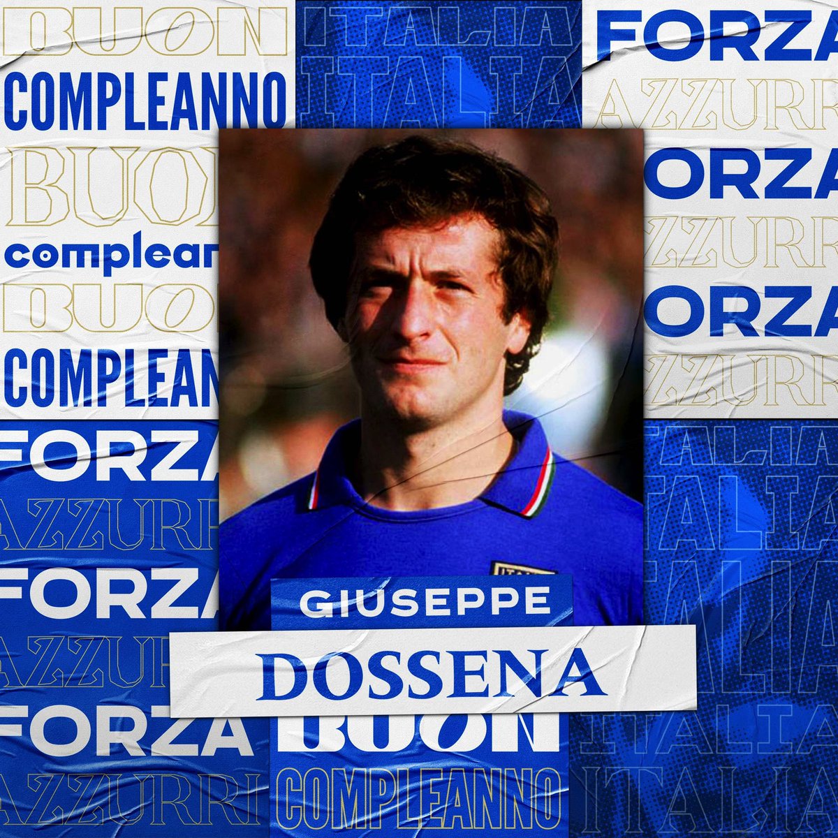 Buon compleanno Giuseppe #Dossena 💙 #Nazionale 🇮🇹 #Azzurri #VivoAzzurro