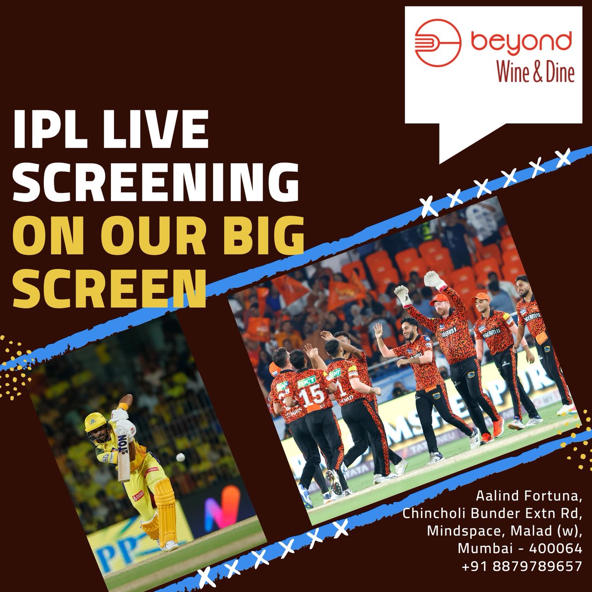 #LandmarkGroupOfHotels #LandmarkGroup #LandmarkGroupMumbai  #IPL #Cricket #IPLLive #LiveIPL #CricketUpdates #CricketFans #CricketLive #LiveCricket #ipl2024updates #ilplivescreening #IPLFever #IPL2024 #IPLCombo #LiveScreening #CheerForYourTeam #ChennaiSuperKings #DelhiCapitals