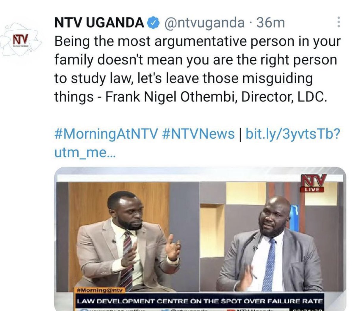 @DailyMonitor @ug_lawsociety @JudiciaryUG @LDC_Uganda Omanyi, my favorite newspaper 🗞️, @DailyMonitor, mwerabira nyo!

🙃😂😂😂