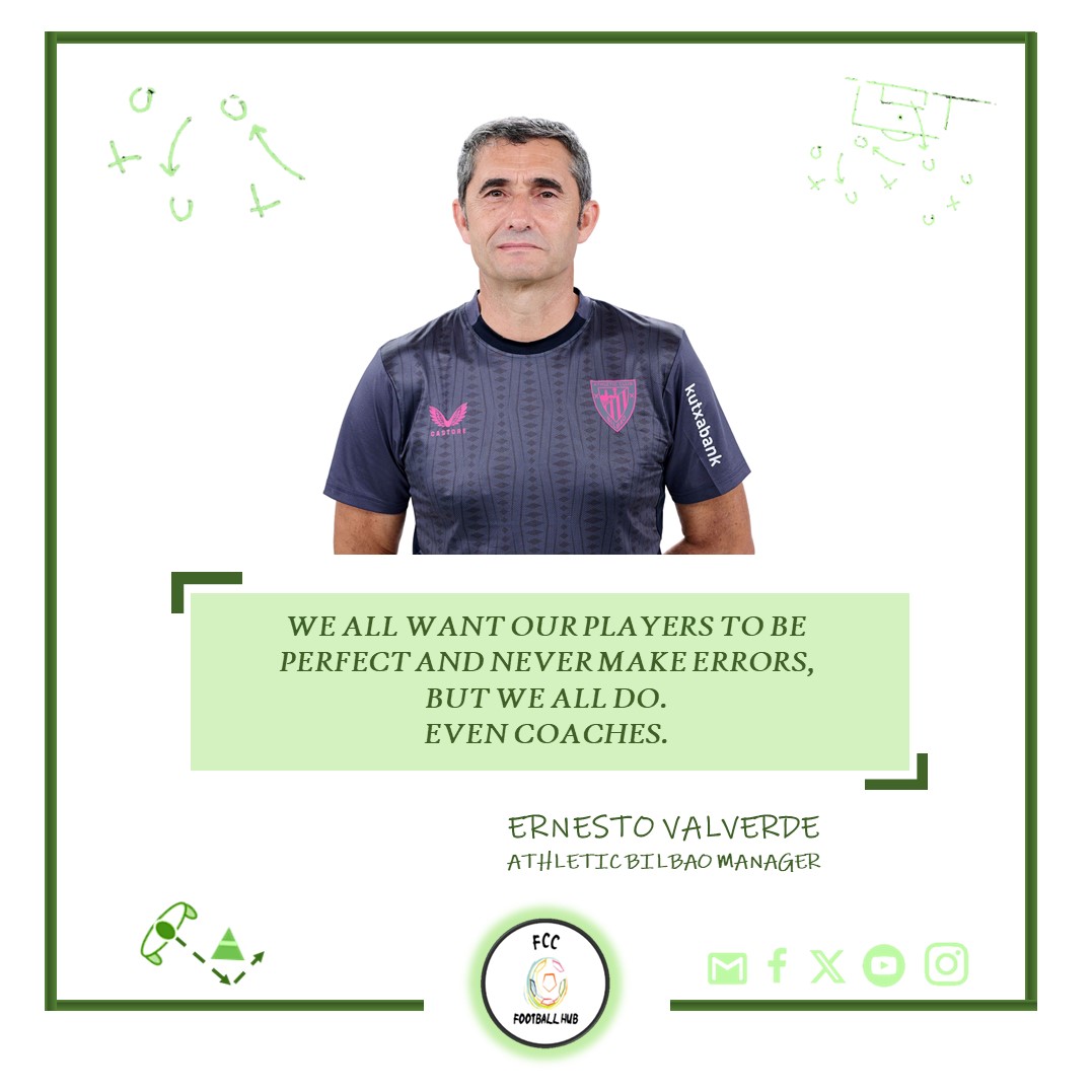 💭Ｑｕｏｔｅｓ⚽️
His return to #AthleticBilbao has been very good. The secrets, he knows well the club and their philosophy and the identity.

After many years without titles, #ErnestoValverde led #Athletic to winning the #CopaDelRey 🏆 

#FCCHub #FootballManager