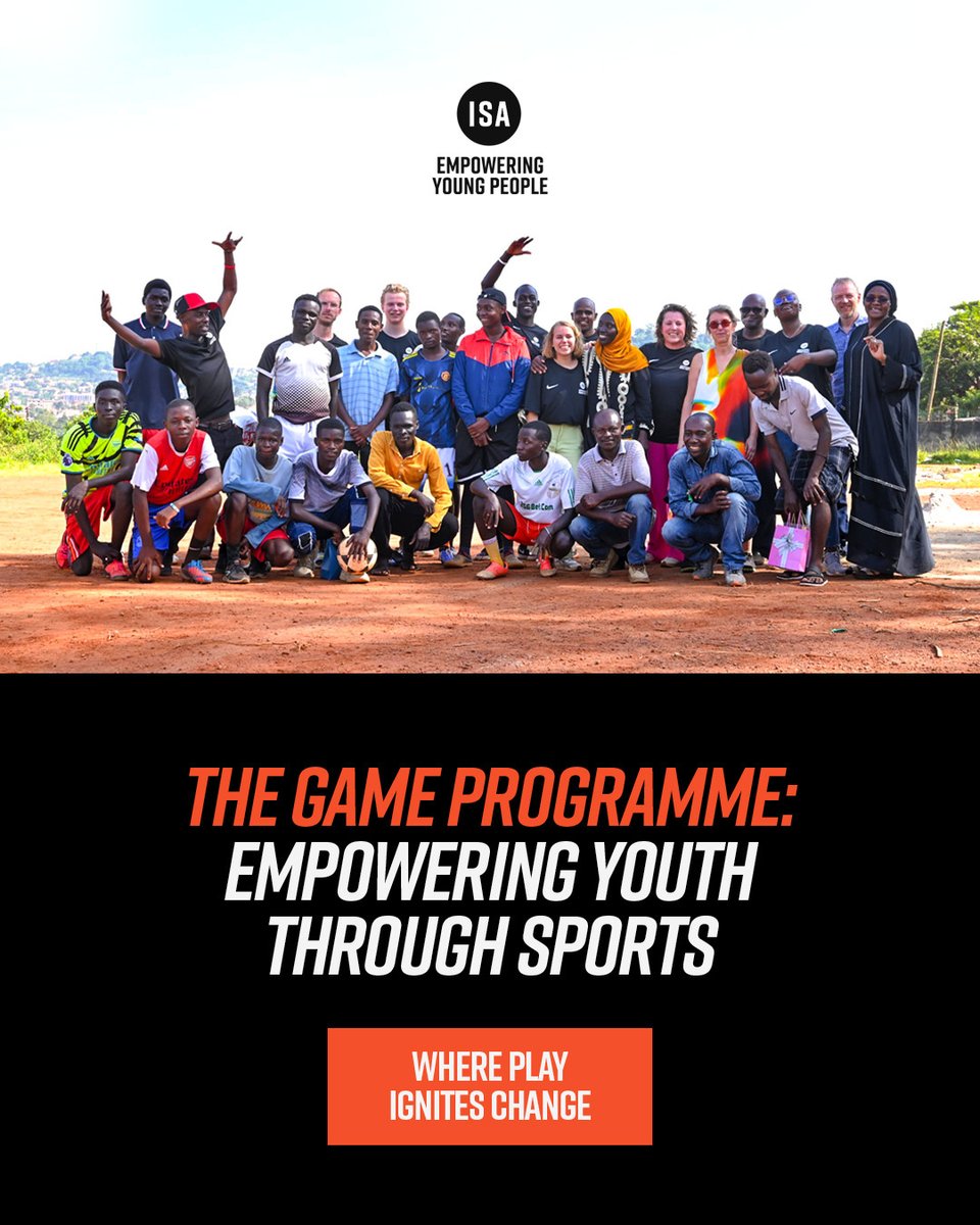 Our youth champions need epic training! The Game Programme swoops in like a super move, creating spaces for young heroes to connect, discover skills, and teamwork like total pros. 

This is more than goals - it's building a future of changemakers! 

#ISA #WeGotGame #YouthAtHeart