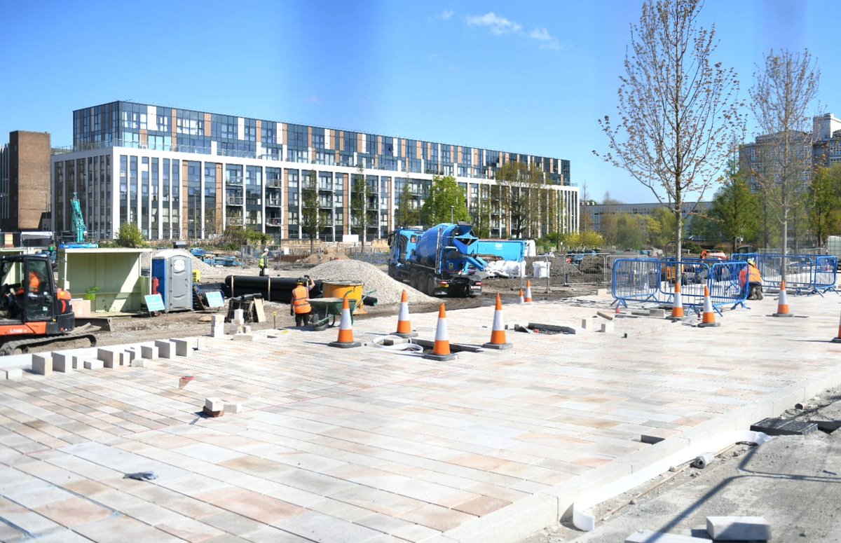 It needed some TLC but I’m still not convinced about paving over so much greenspace in Queens Gardens. It’s going to look like an empty car park when finished.