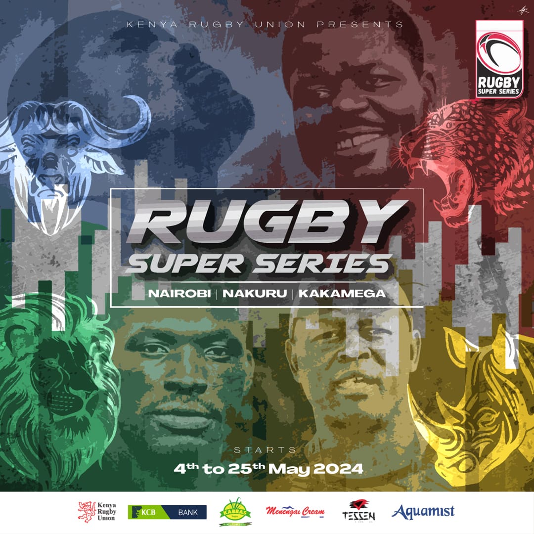 4⃣ Exciting teams, 4⃣ Rounds, 3⃣ Cities/Town. The #RugbySuperSeries is a proper extravaganza. Mark those 🗓️, pack those 🎒. First stop? KCB Sports Club Ruaraka, 4th of May.