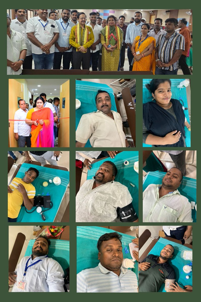 On occasion of International labour day ,May 1 2024 Odisha Medical Outsourcing Employees Union of MKCG Medical College and Hospital, Berhampur have come forward and voluntarily donated 60 blood units to Odisha blood centre in the premises of MKCG Medical College.