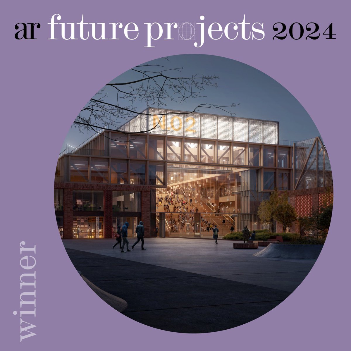 We're delighted to have won the @ArchReview Future Projects 2024 Awards with Pir2 Arkitekter for our Tårnkvartalet project, for both the Education category and Overall Winner. We are looking forward to presenting the winning scheme at @FootprintPlus next week…