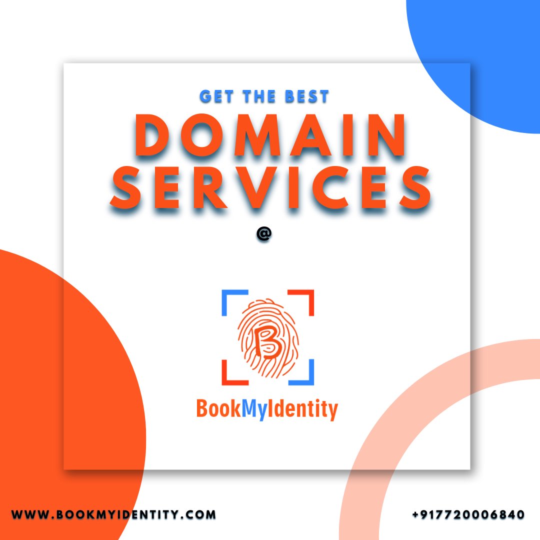 Get your preferred domain names at the most cost-competitive price, starting from Rs.149 per month.
Visit bookmyidentity.com and get to know the best offers for domain name purchases.

#bookmyidentity #webservices #domainservices #domains #hostings #hostingprovider #cloud