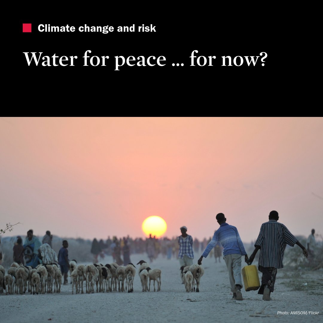 #Water projects can have wider benefits for #peace. This WritePeace blog explores how to ensure water projects contribute to sustainable peace. #WaterForPeace

Read the blog ➡️ sipri.org/commentary/blo…