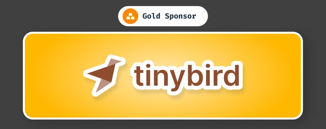 Tinybird is the modern real-time data platform that ingests data at scale, supports SQL and Git, and publishes API endpoints for everyone on your team to consume. They are dedicated to making the developer experience fast and easy without sacrificing your need for power and