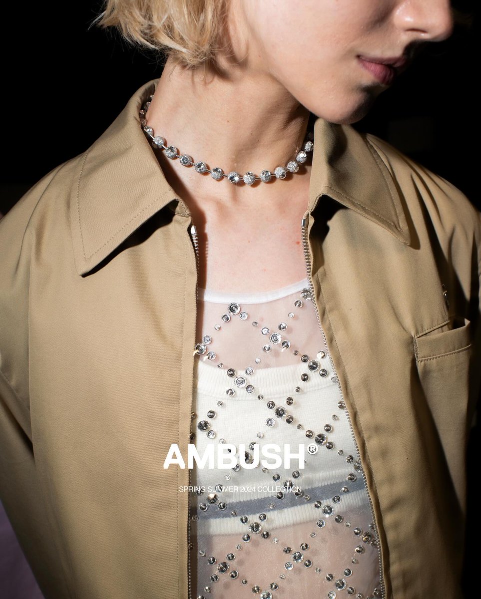 【AMBUSH】SMALL COUTURE BALL CHAIN CHOKER 2色展開 男女兼用 AMBUSH® on X: