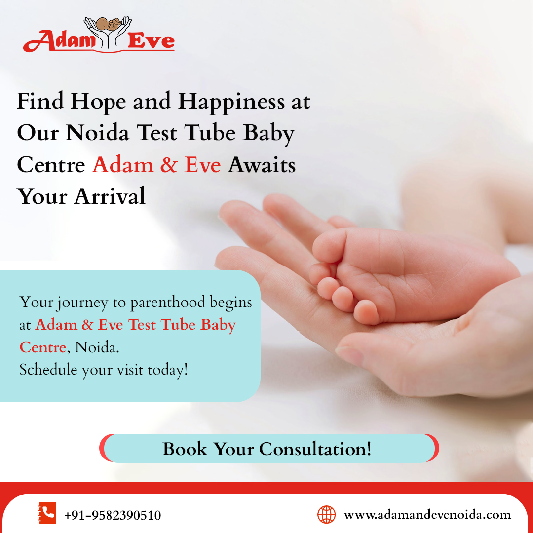 Looking for a trusted fertility clinic in Noida? Adam and Eve Test Tube Baby Centre can help. Our experienced team is dedicated to providing personalized care and the latest technologies. 
#NoidaFertility #IVF #IUI #EggDonation #SpermDonation