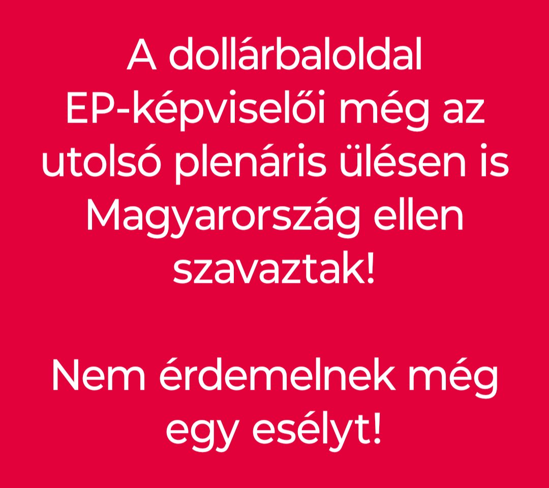 A dollárbaloldal nem érdemel még egy esélyt! 💰⬅️👎🏻

🇪🇺🗳️ Június 9-én csak a 🟠Fidesz!
#EuropeanElections @FideszEP