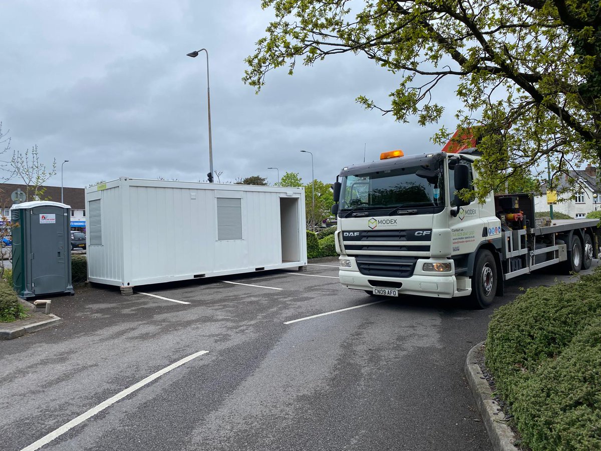 modex_spaces's tweet image. All Modular Buildings in place ready for today&apos;s Local Elections #modularbuildings
