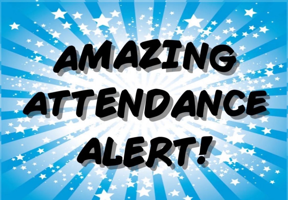 Well done everyone! 97.8% attendance today! Year 1, 4 & 5 have 100% attendance today-amazing! @thrivetrust_UK